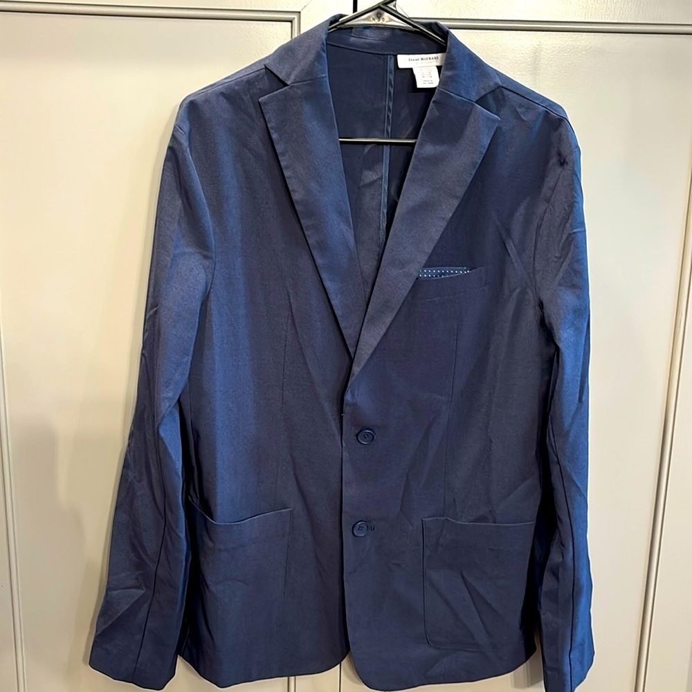 Isaac Mizrahi men’s sz s/38 navy sports coat